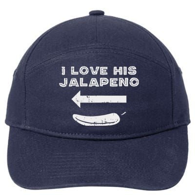 Cinco De Mayo Matching Couple Love His Jalapeno Women 7-Panel Snapback Hat