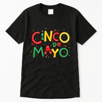 Cinco De Mayo Chili Pepper Celebration Tall T-Shirt