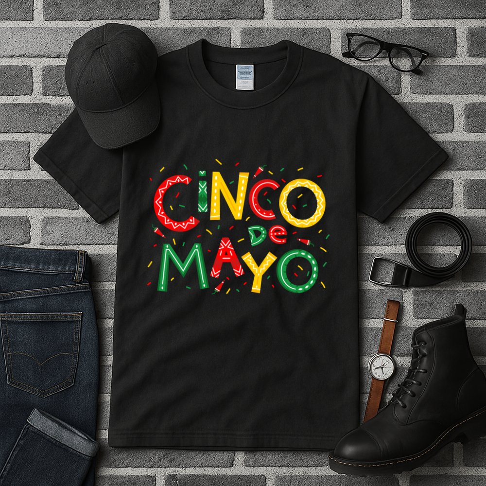 Cinco De Mayo Chili Pepper Celebration Tall T-Shirt