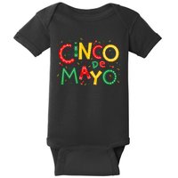 Cinco De Mayo Chili Pepper Celebration Baby Bodysuit