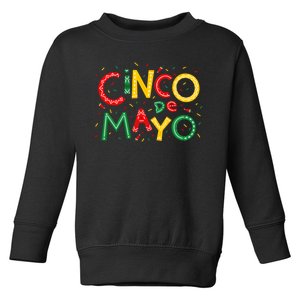 Cinco De Mayo Chili Pepper Celebration Toddler Sweatshirt