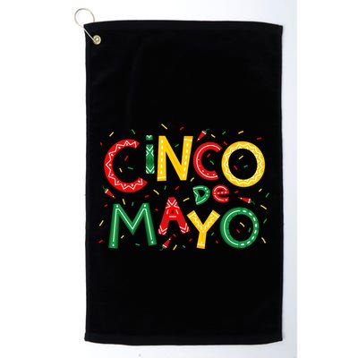 Cinco De Mayo Chili Pepper Celebration Golf Towel