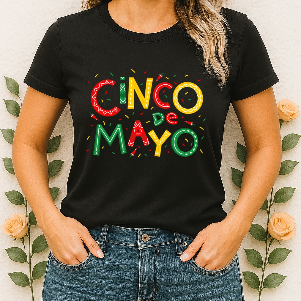 Cinco De Mayo Chili Pepper Celebration Womens T-Shirt