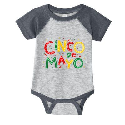 Cinco De Mayo Chili Pepper Celebration Infant Baby Jersey Bodysuit