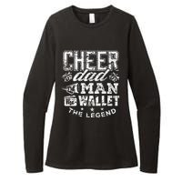 Cheerleader Dad Man Wallet Legend Funny Cheer Dad Womens CVC Long Sleeve Shirt