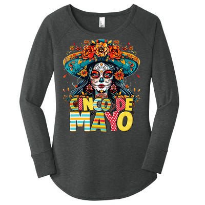 Cinco De Mayo Mexican Fiesta Squad Women's Perfect Tri Tunic Long Sleeve Shirt