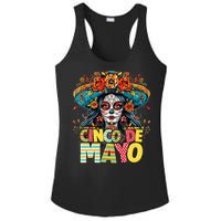 Cinco De Mayo Mexican Fiesta Squad Ladies PosiCharge Competitor Racerback Tank