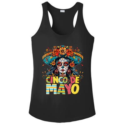 Cinco De Mayo Mexican Fiesta Squad Ladies PosiCharge Competitor Racerback Tank