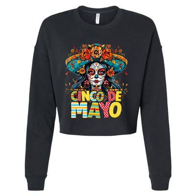 Cinco De Mayo Mexican Fiesta Squad Cropped Pullover Crew