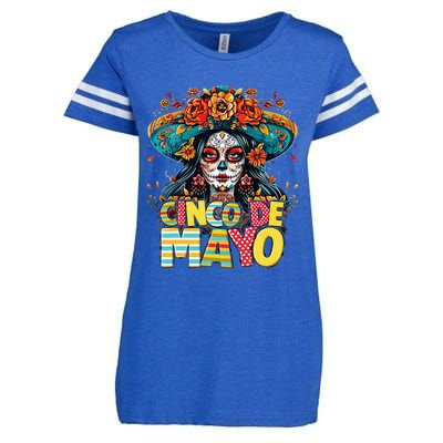 Cinco De Mayo Mexican Fiesta Squad Enza Ladies Jersey Football T-Shirt