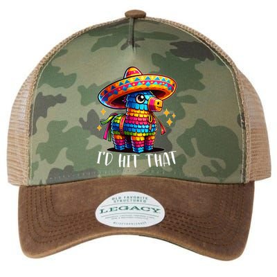 Cinco De Mayo Funny Ideas ID Hit That Pinata Legacy Tie Dye Trucker Hat