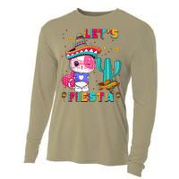 Cinco De Mayo Meow Lets Fiesta Mexican Cactus Cute Cat Cooling Performance Long Sleeve Crew