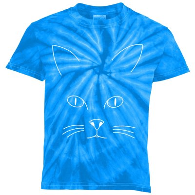 Cat Design Meaningful Gift Kids Tie-Dye T-Shirt