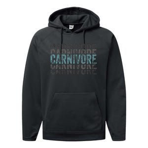 Carnivore Diet Meat Eater Performance Fleece Hoodie