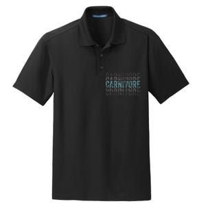 Carnivore Diet Meat Eater Dry Zone Grid Polo