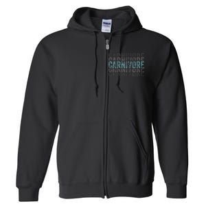 Carnivore Diet Meat Eater Full Zip Hoodie