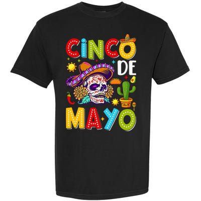 Cinco De Mayo Mexican Fiesta Squad 5 De Mayo For Mexican Garment-Dyed Heavyweight T-Shirt