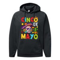 Cinco De Mayo Mexican Fiesta Squad 5 De Mayo For Mexican Performance Fleece Hoodie