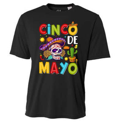 Cinco De Mayo Mexican Fiesta Squad 5 De Mayo For Mexican Cooling Performance Crew T-Shirt