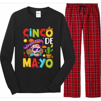 Cinco De Mayo Mexican Fiesta Squad 5 De Mayo For Mexican Long Sleeve Pajama Set