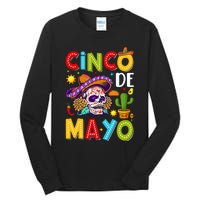 Cinco De Mayo Mexican Fiesta Squad 5 De Mayo For Mexican Tall Long Sleeve T-Shirt