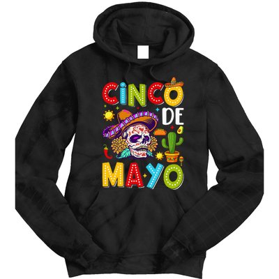 Cinco De Mayo Mexican Fiesta Squad 5 De Mayo For Mexican Tie Dye Hoodie