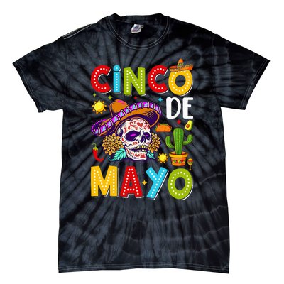 Cinco De Mayo Mexican Fiesta Squad 5 De Mayo For Mexican Tie-Dye T-Shirt