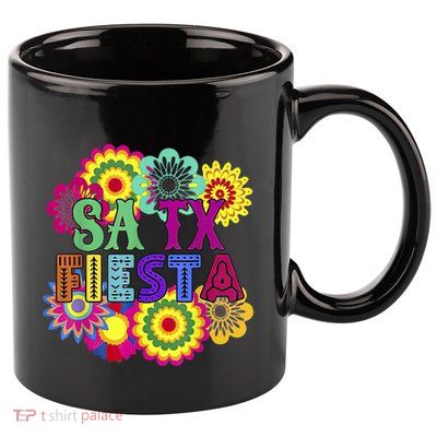 Cinco De Mayo Viva Fiesta San Antonio 11oz C Handle Ceramic Mug