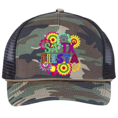 Cinco De Mayo Viva Fiesta San Antonio Retro Rope Trucker Hat Cap