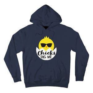 Chicks Dig Me Funny N Male Little Easter Fun Tall Hoodie