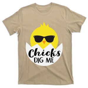 Chicks Dig Me Funny N Male Little Easter Fun T-Shirt