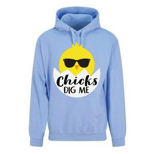 Chicks Dig Me Funny N Male Little Easter Fun Unisex Surf Hoodie