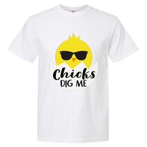 Chicks Dig Me Funny N Male Little Easter Fun Garment-Dyed Heavyweight T-Shirt