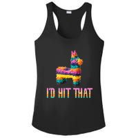 Cinco De Mayo Funny Pinata ID Hit That Ladies PosiCharge Competitor Racerback Tank