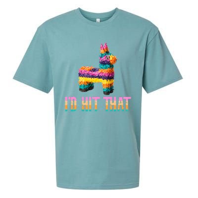 Cinco De Mayo Funny Pinata ID Hit That Sueded Cloud Jersey T-Shirt