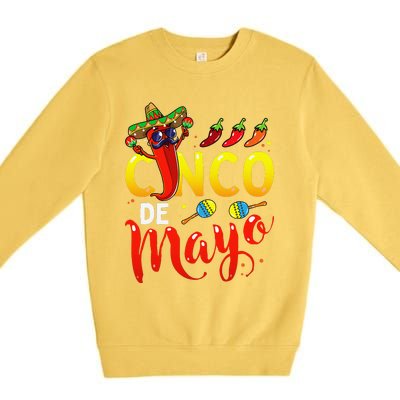 Cinco De Mayo Mexican Fiesta 5 De Mayo Premium Crewneck Sweatshirt