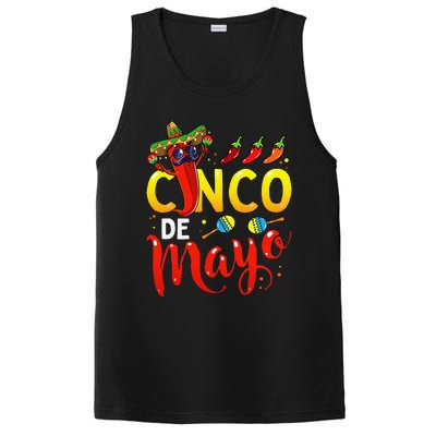 Cinco De Mayo Mexican Fiesta 5 De Mayo PosiCharge Competitor Tank