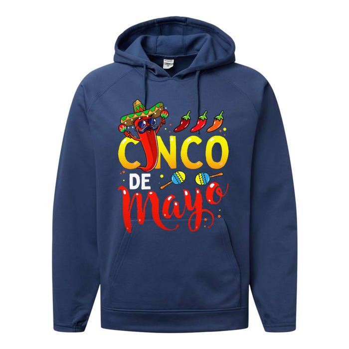 Cinco De Mayo Mexican Fiesta 5 De Mayo Performance Fleece Hoodie