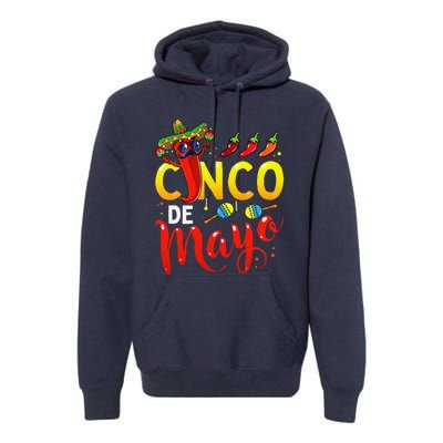 Cinco De Mayo Mexican Fiesta 5 De Mayo Premium Hoodie