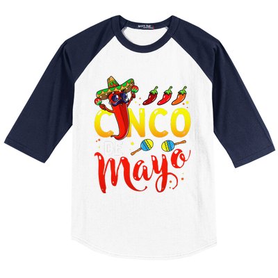 Cinco De Mayo Mexican Fiesta 5 De Mayo Baseball Sleeve Shirt