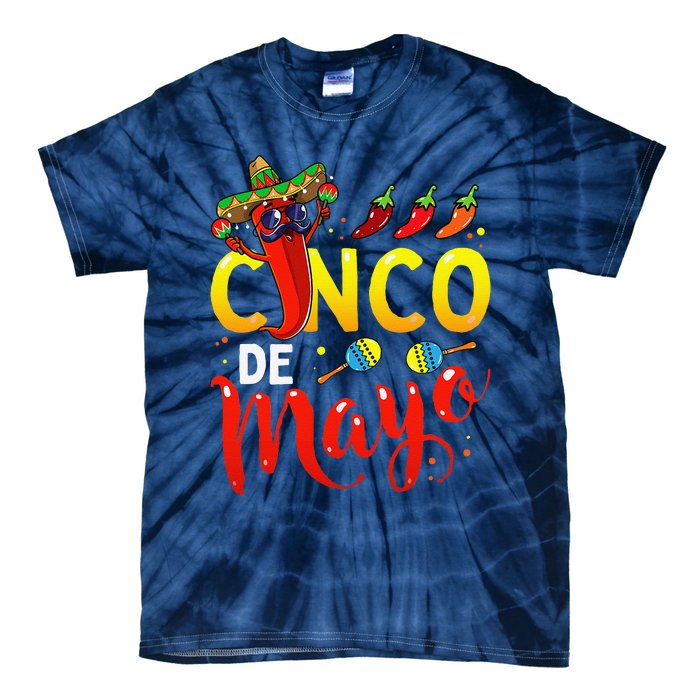 Cinco De Mayo Mexican Fiesta 5 De Mayo Tie-Dye T-Shirt