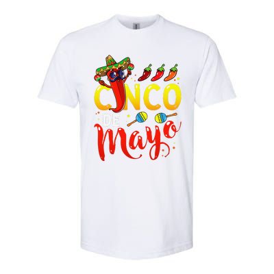 Cinco De Mayo Mexican Fiesta 5 De Mayo Softstyle CVC T-Shirt