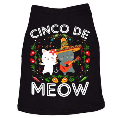 Cinco De Meow Mexican Kawaii Cat Kitten Doggie Tank