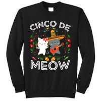 Cinco De Meow Mexican Kawaii Cat Kitten Sweatshirt