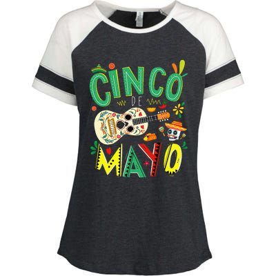 Cinco De Mayo Lets Fiesta Squad 5 De Mayo Mexican Fiesta Enza Ladies Jersey Colorblock Tee