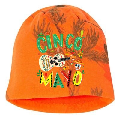 Cinco De Mayo Lets Fiesta Squad 5 De Mayo Mexican Fiesta Kati - Camo Knit Beanie