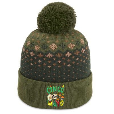 Cinco De Mayo Lets Fiesta Squad 5 De Mayo Mexican Fiesta The Baniff Cuffed Pom Beanie