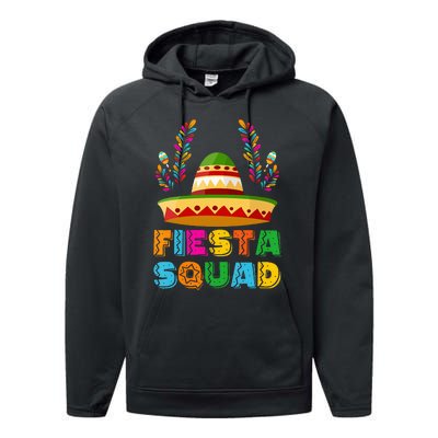 Cinco De Mayo Fiesta Squad Family Matching Group Performance Fleece Hoodie