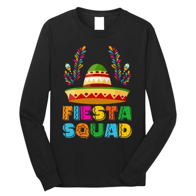 Cinco De Mayo Fiesta Squad Family Matching Group Long Sleeve Shirt