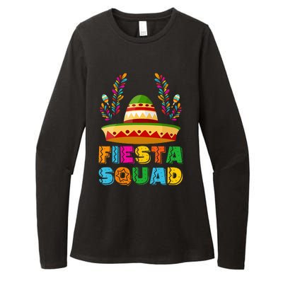 Cinco De Mayo Fiesta Squad Family Matching Group Womens CVC Long Sleeve Shirt